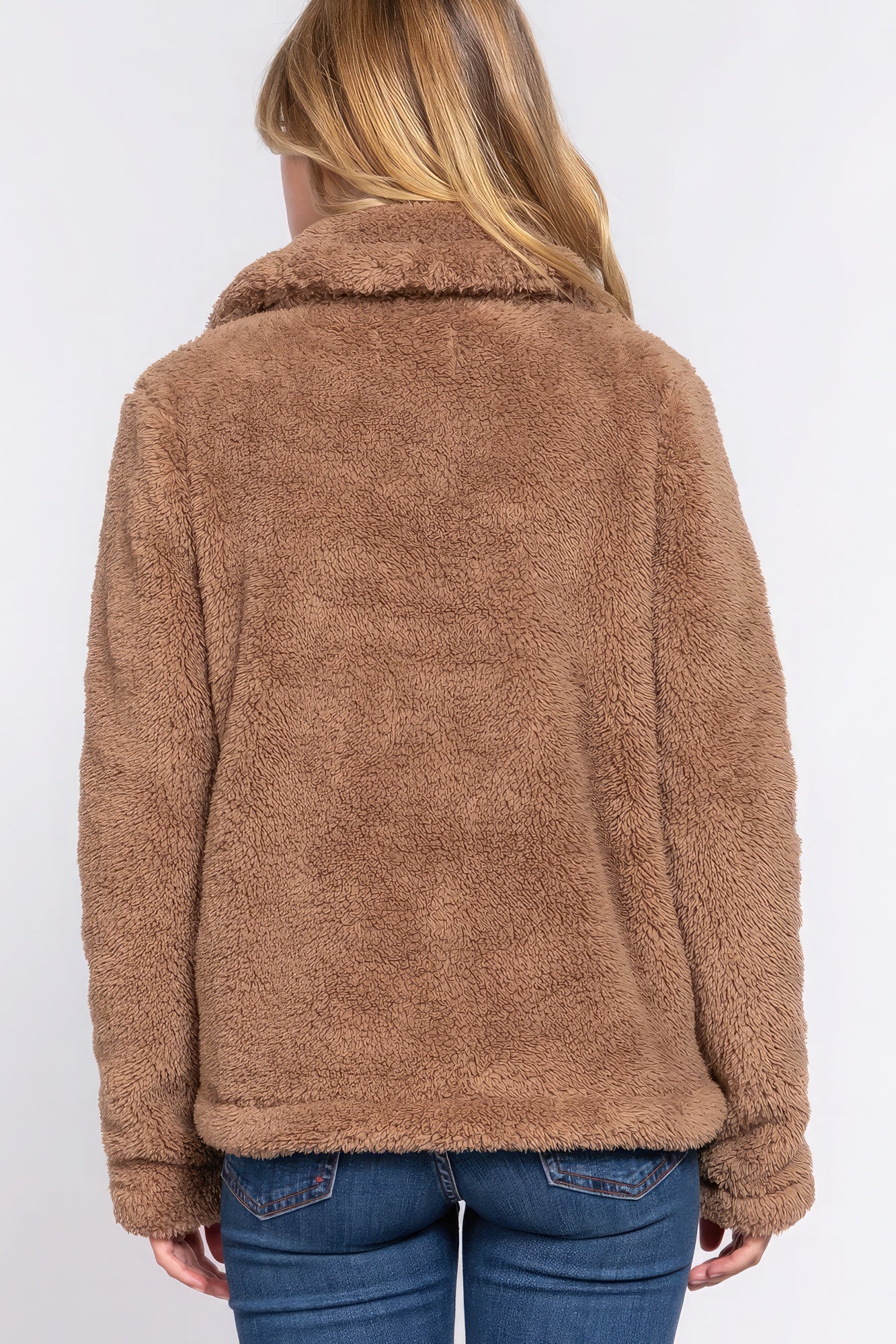 Faux Fur Sherpa Jacket - Donny's Angel