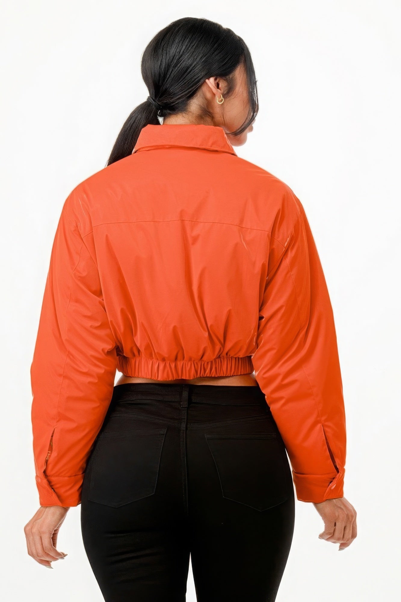 Shiny Puffer Bomber Jacket - Donny's Angel