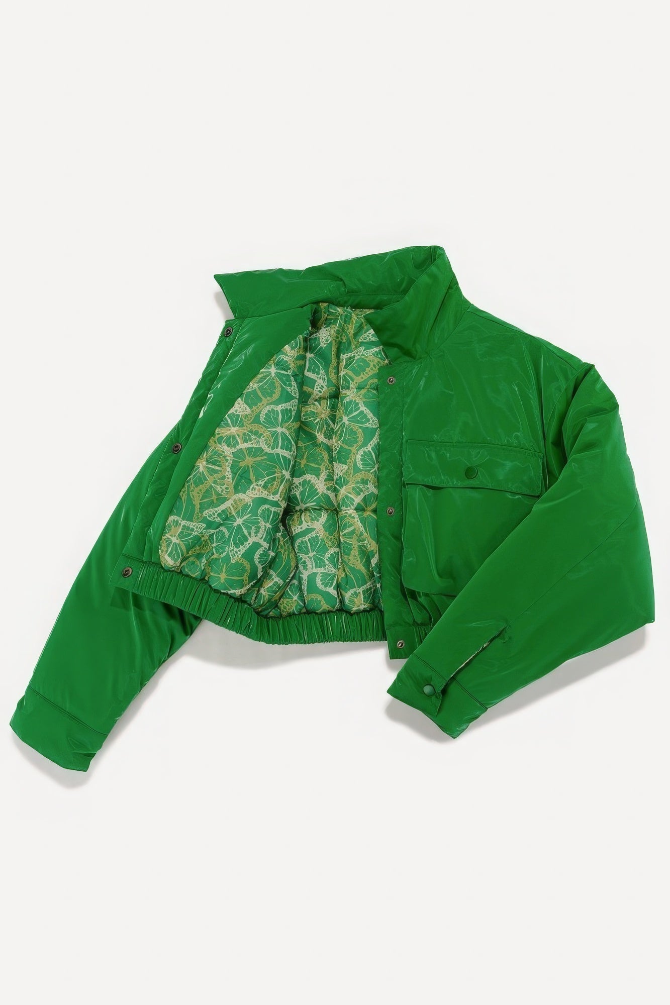 Shiny Puffer Bomber Jacket - Donny's Angel