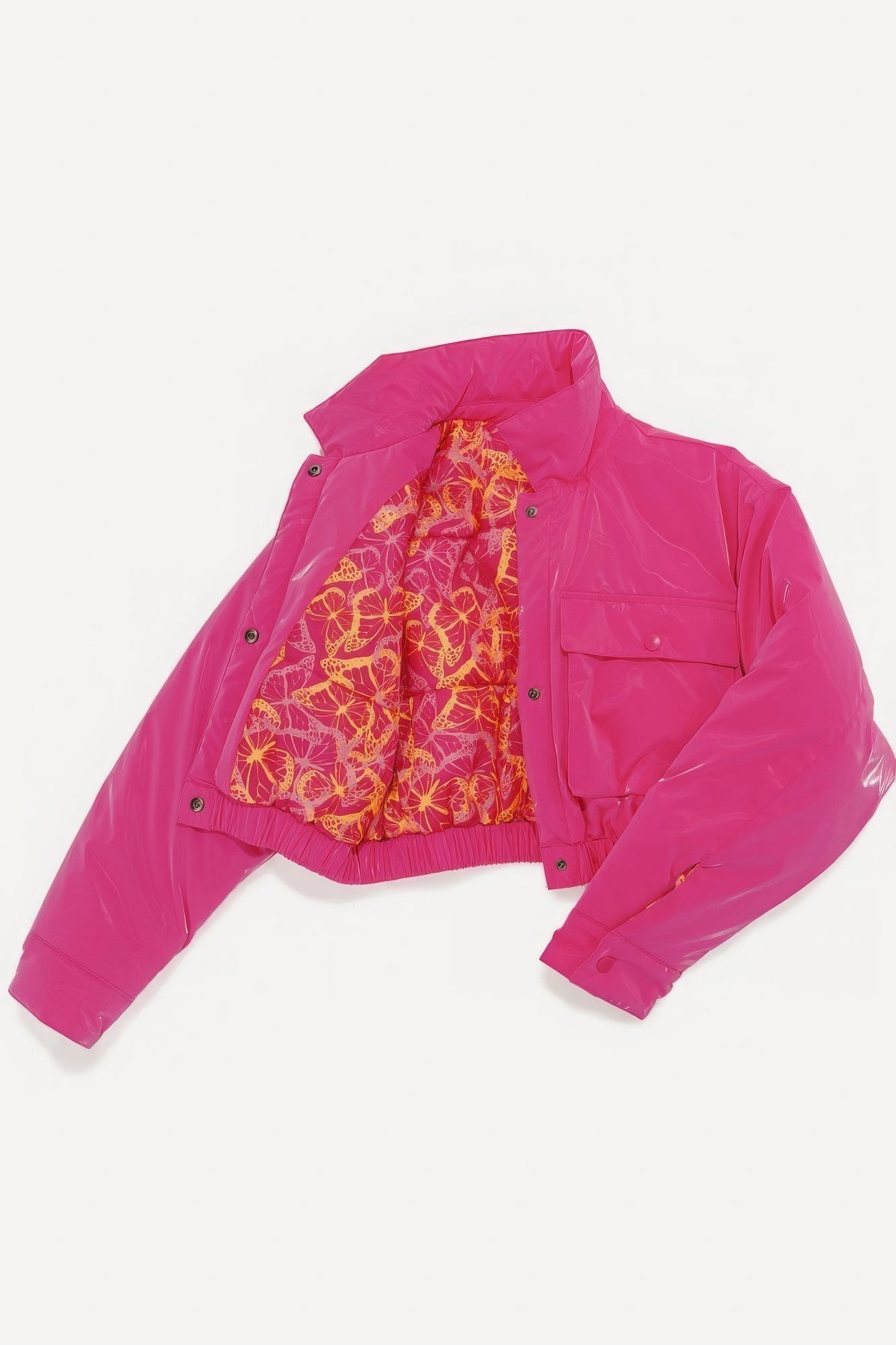 Shiny Puffer Bomber Jacket - Donny's Angel