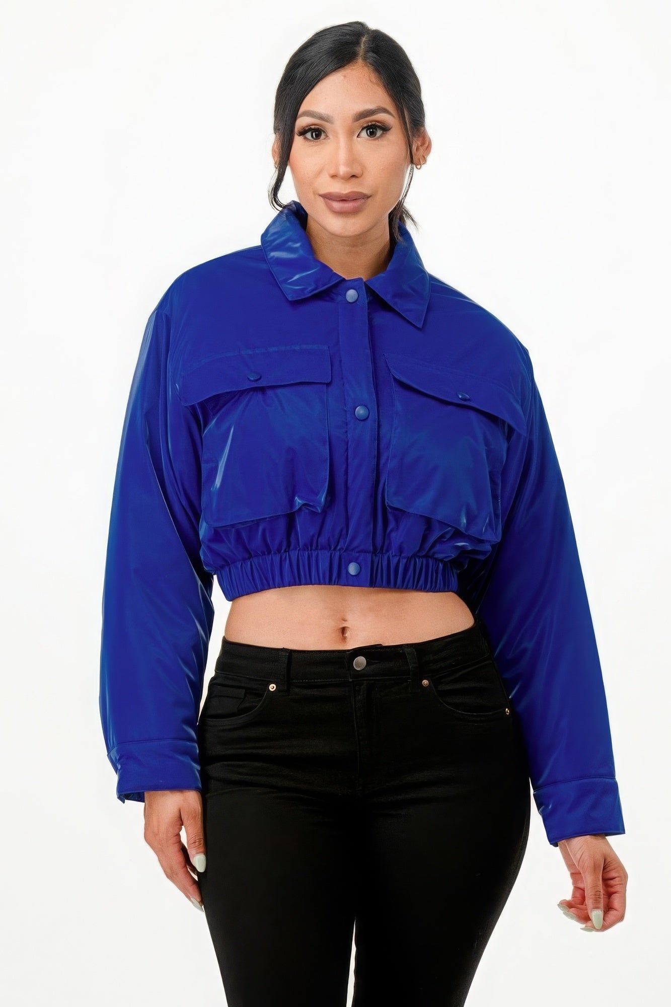 Shiny Puffer Bomber Jacket - Donny's Angel