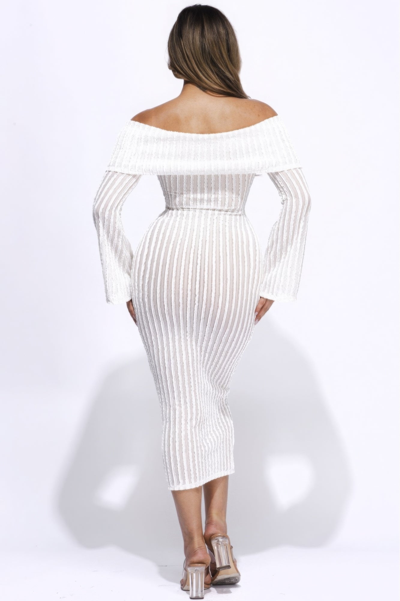 Charme Chic Off Shoulder Midi - Donny's Angel