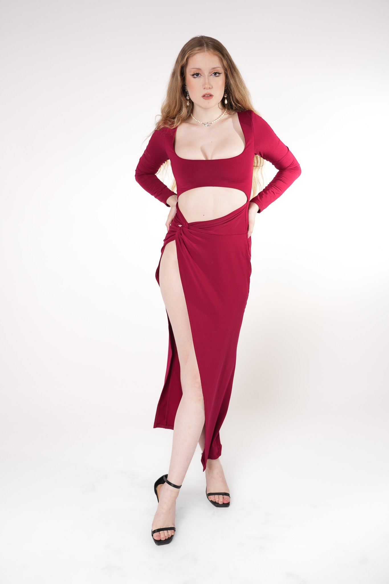 Sexy High-Slit Maxi Dress - Donny's Angel