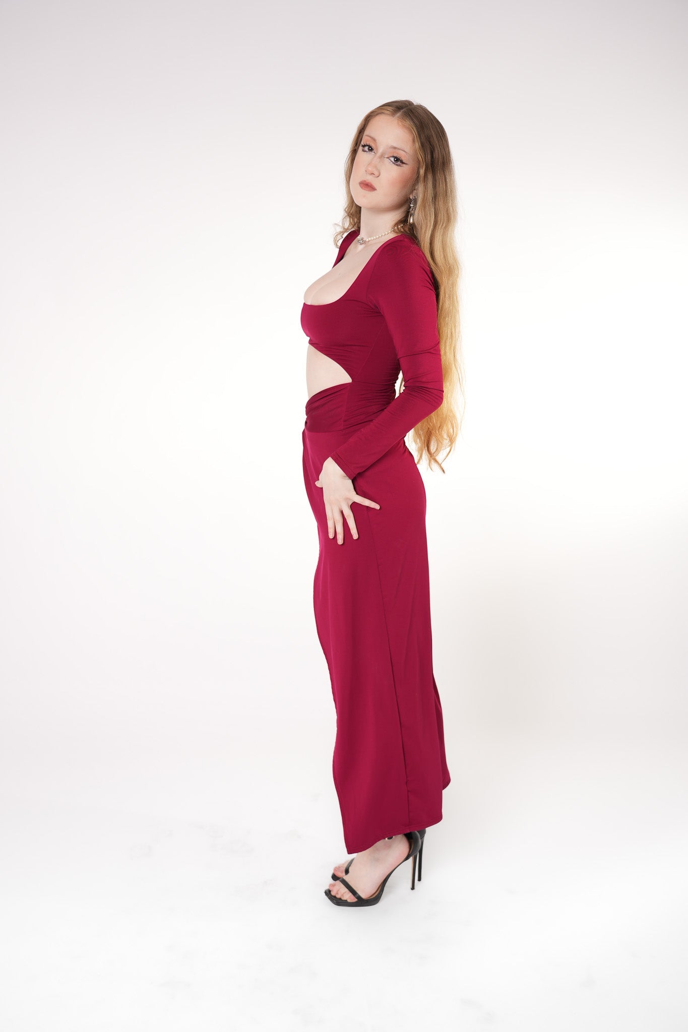 Sexy High-Slit Maxi Dress - Donny's Angel