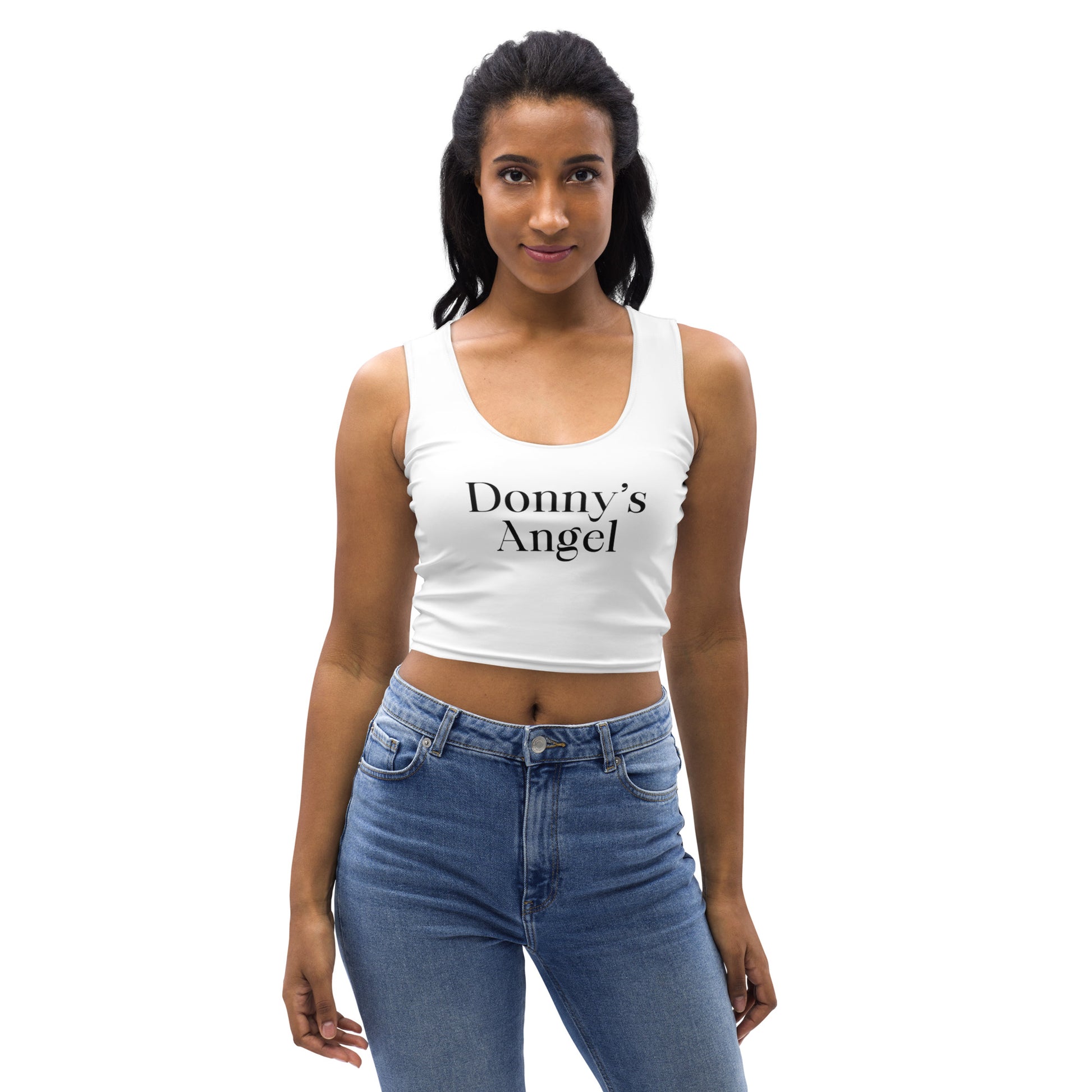 Donny's Angel body-hugging crop top - Donny's Angel