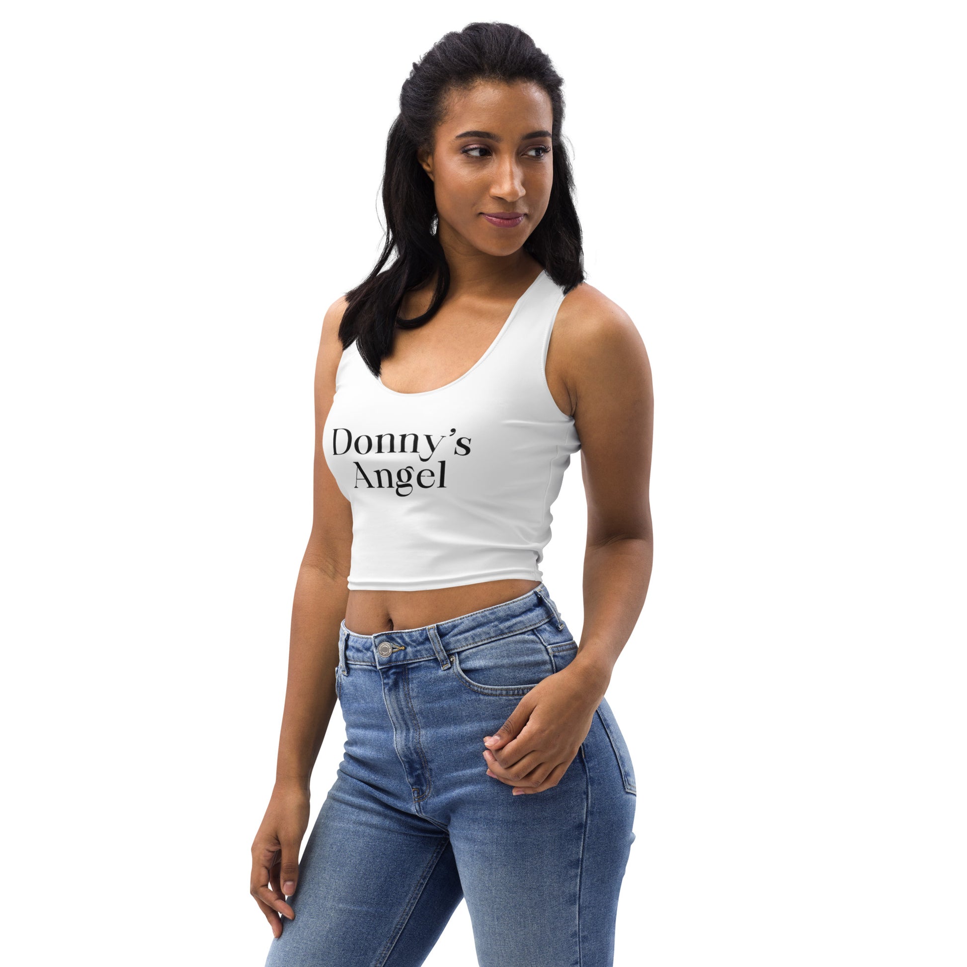 Donny's Angel body-hugging crop top - Donny's Angel