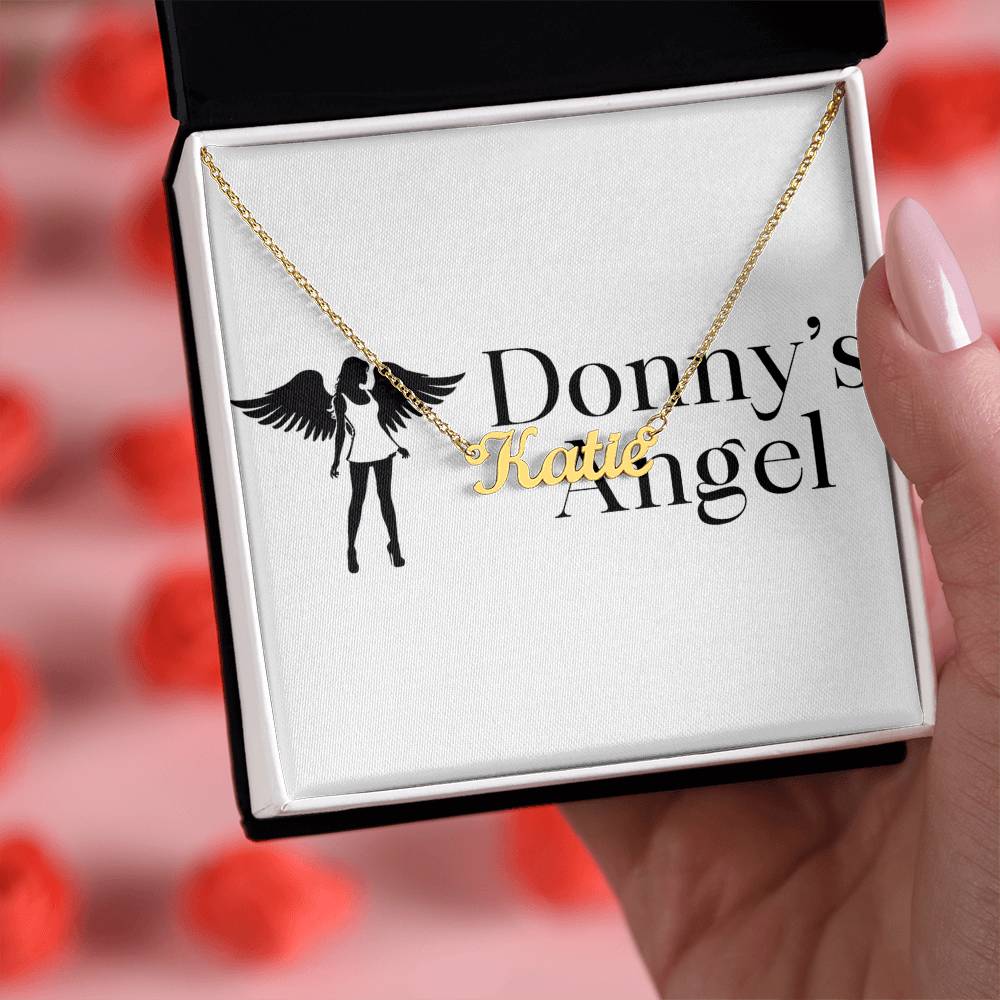 Personalized Name Necklace - Donny's Angel