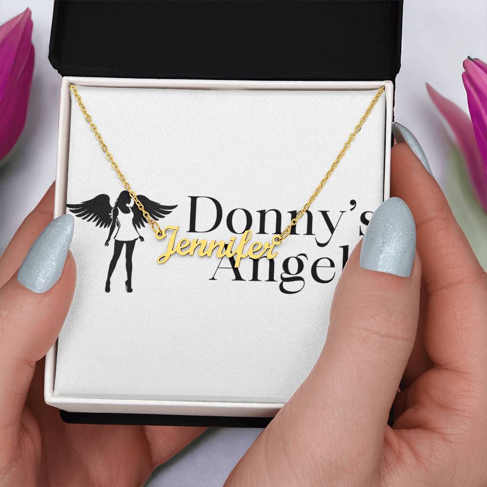 Personalized Name Necklace - Donny's Angel