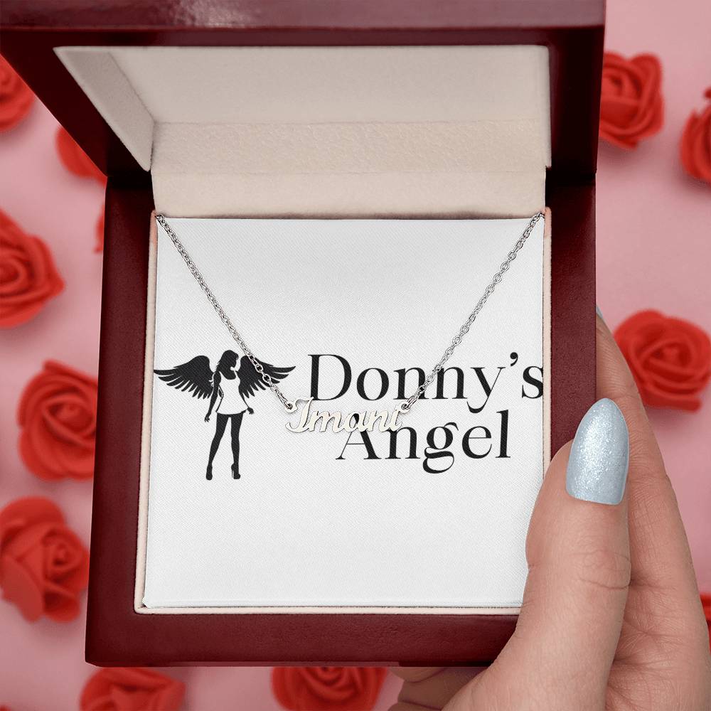 Personalized Name Necklace - Donny's Angel