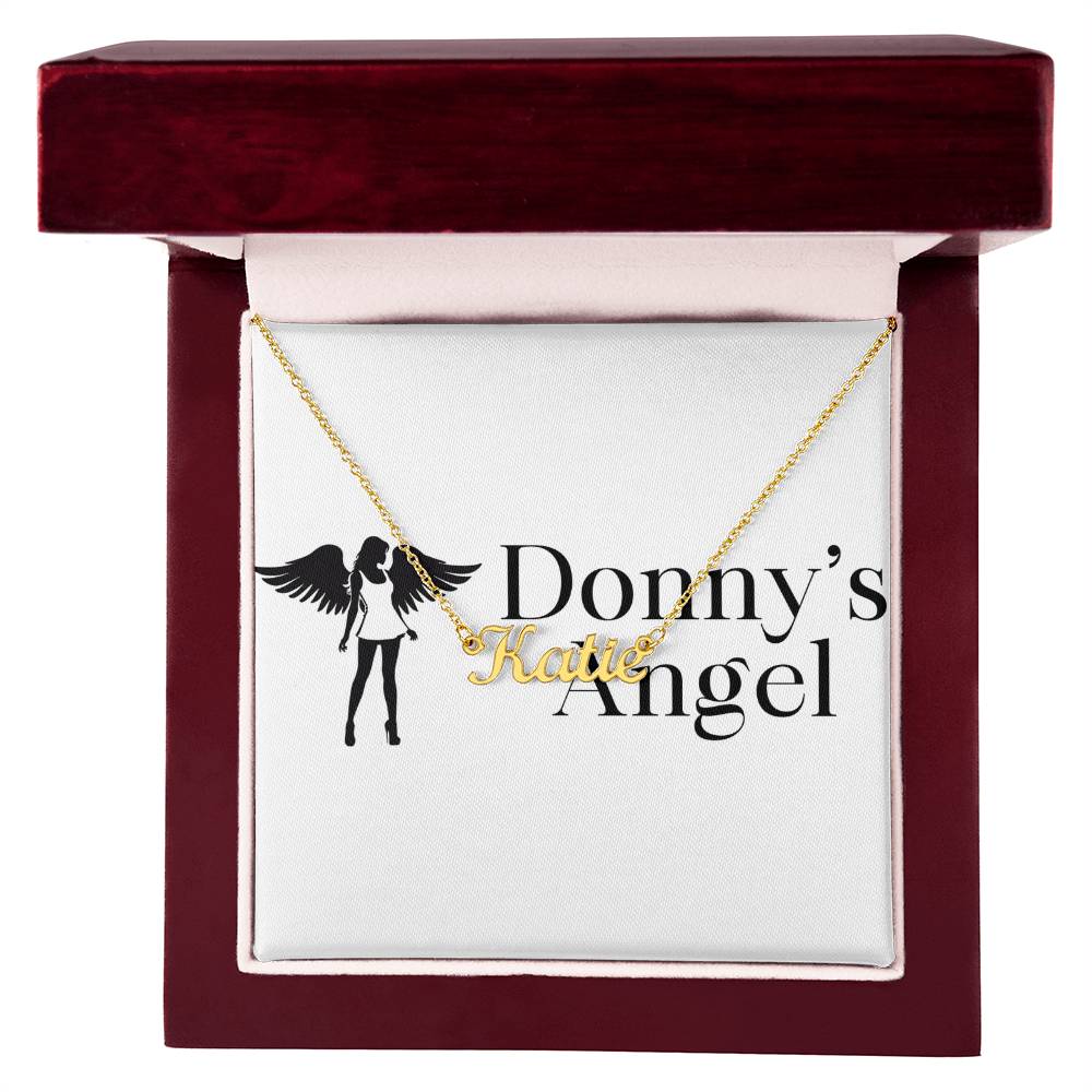 Personalized Name Necklace - Donny's Angel