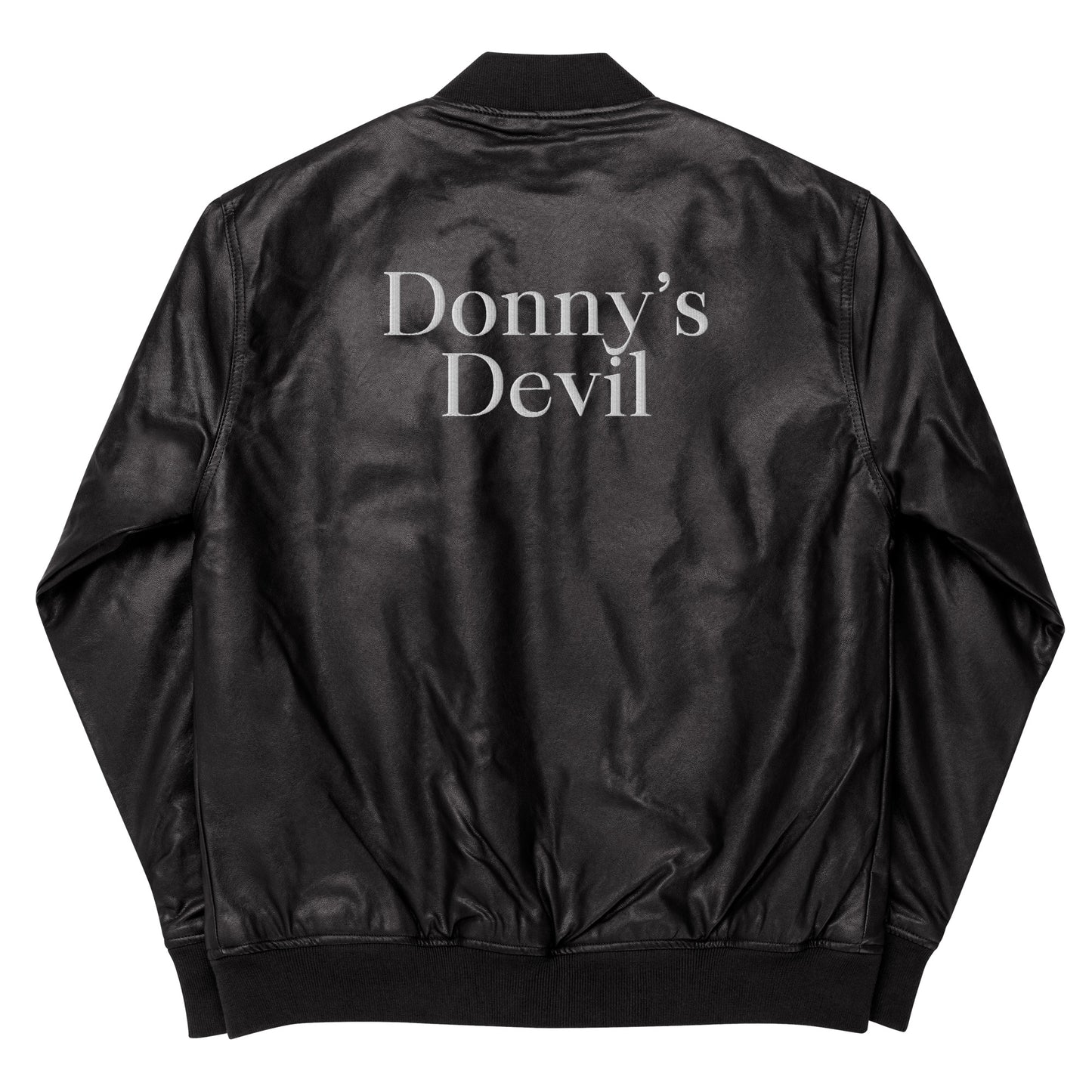 Donny's Devil Leather Bomber Jacket