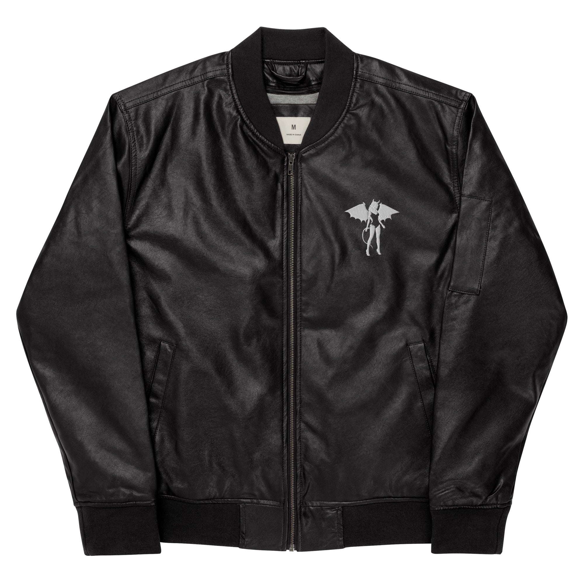 Donny's Devil Leather Bomber Jacket – Donny's Angel