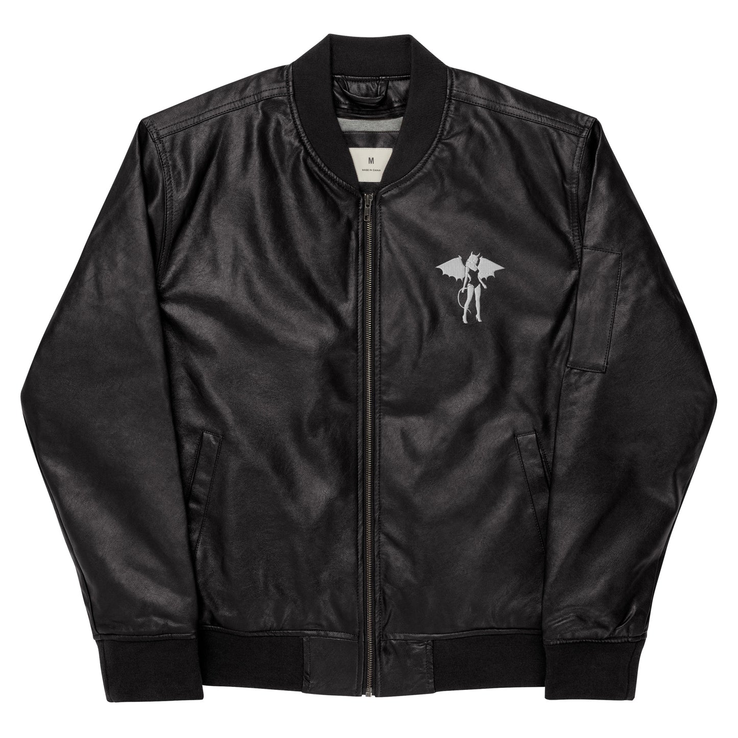 Donny's Devil Leather Bomber Jacket