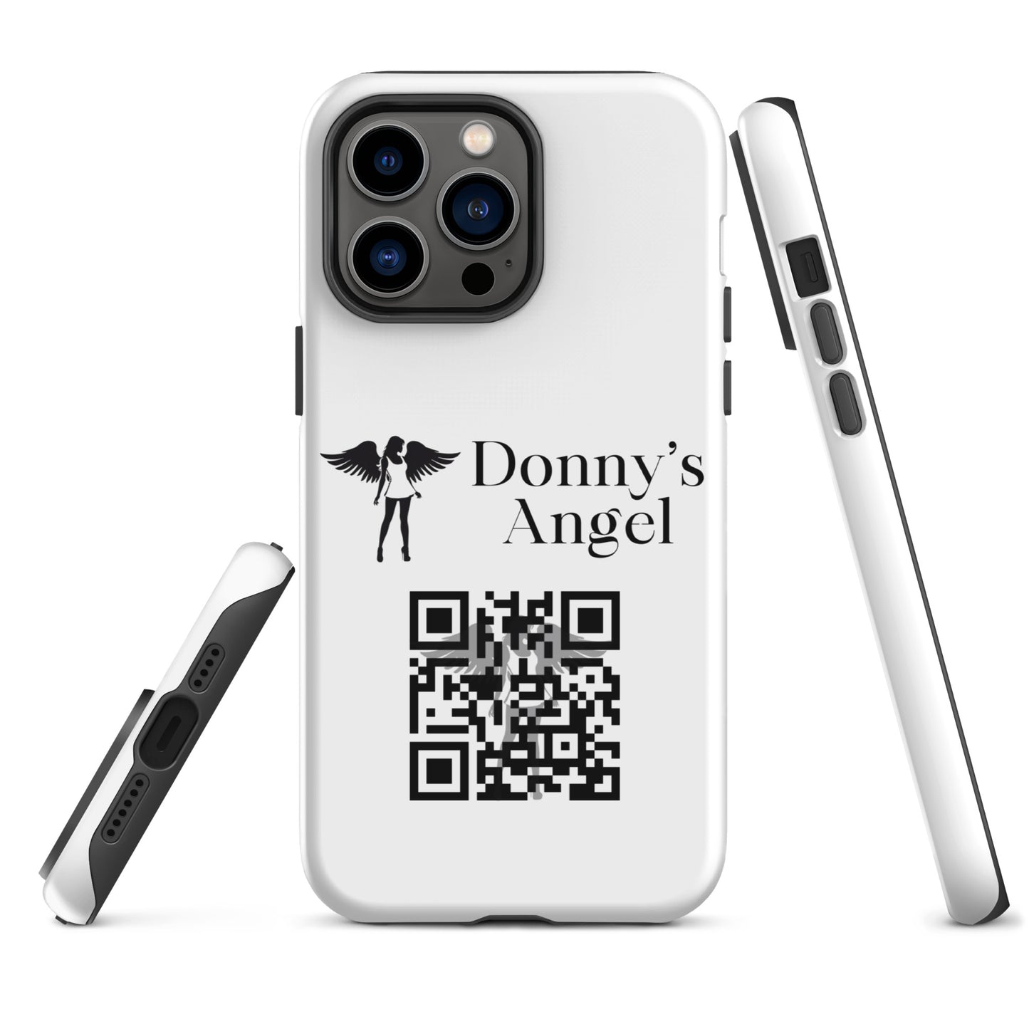 Donny's Angel Tough Case for iPhone® with QR